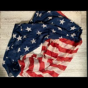 American flag scarf